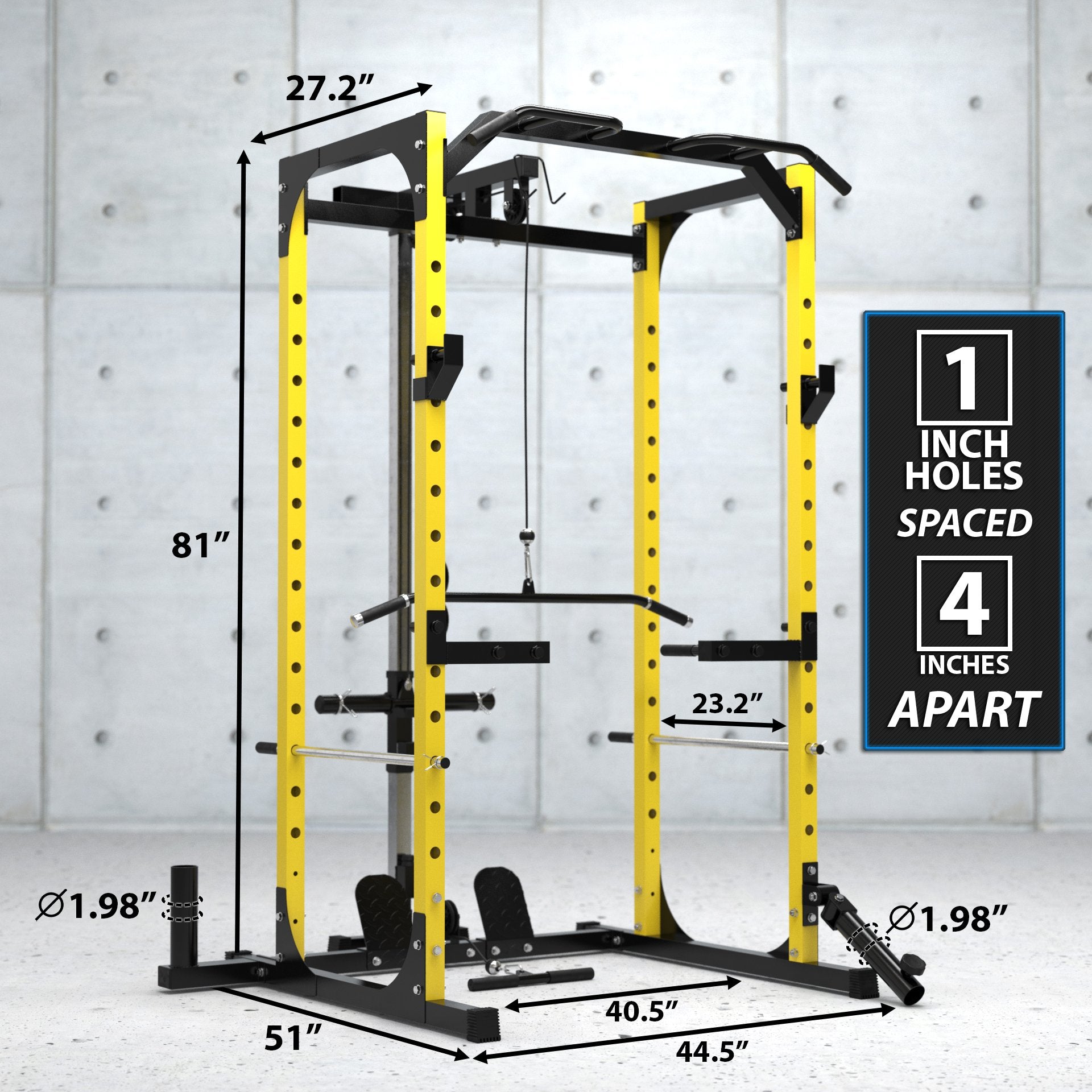 Synergee Power Rack & Pulley System