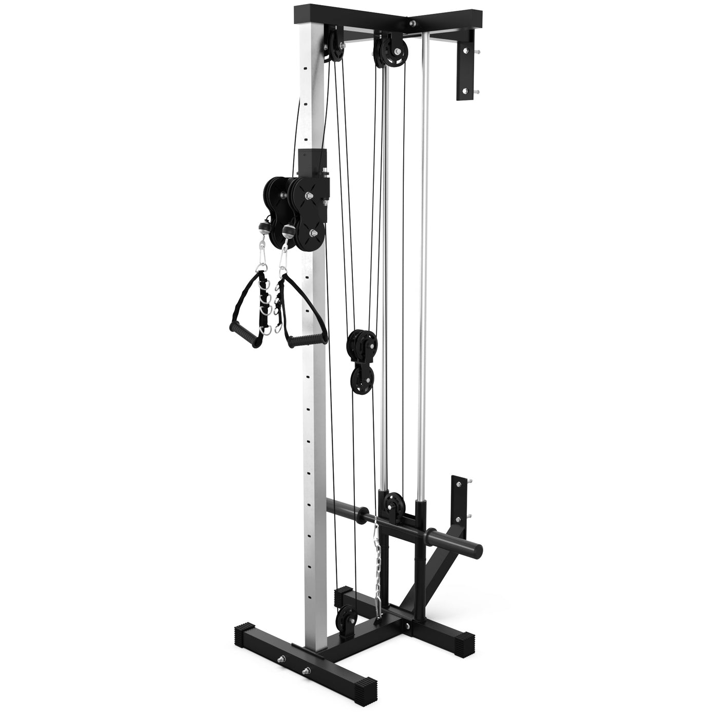 Synergee Wall Mounted Adjustable Dual Pulley Machine — Strength