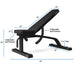 Synergee Adjustable FID Workout Bench Dimensions
