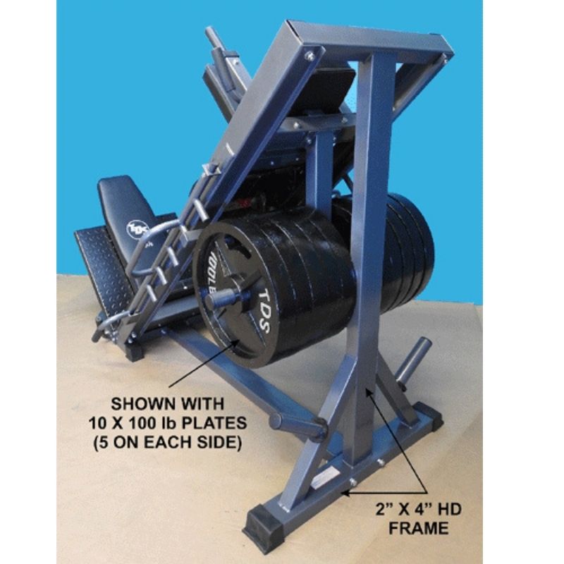 TDS Fitness 4 Way Leg Press Hip Sled Hack Squat TDS 35755 G Strength Warehouse USA