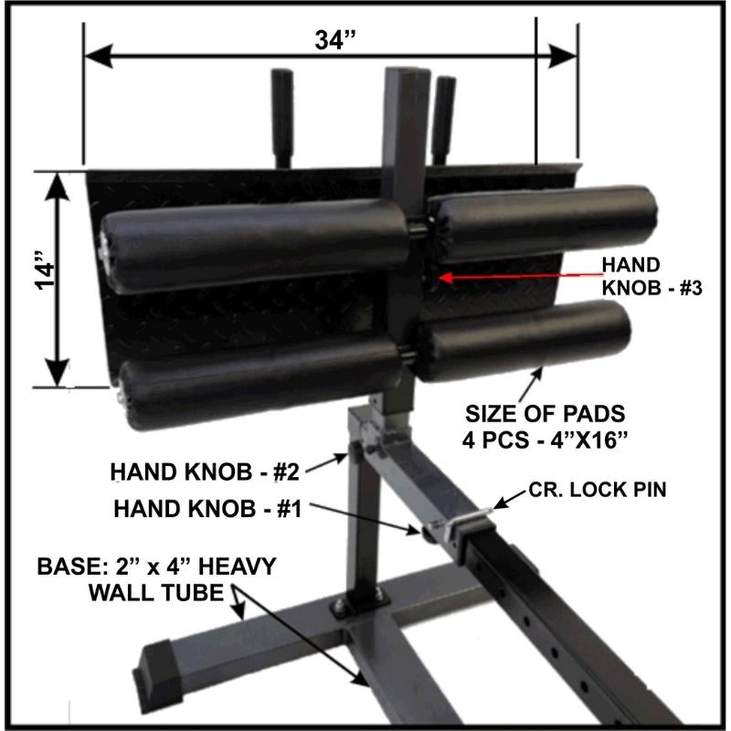 TDS C82626-WP Glute Ham GHD - Buy Online — Strength Warehouse USA