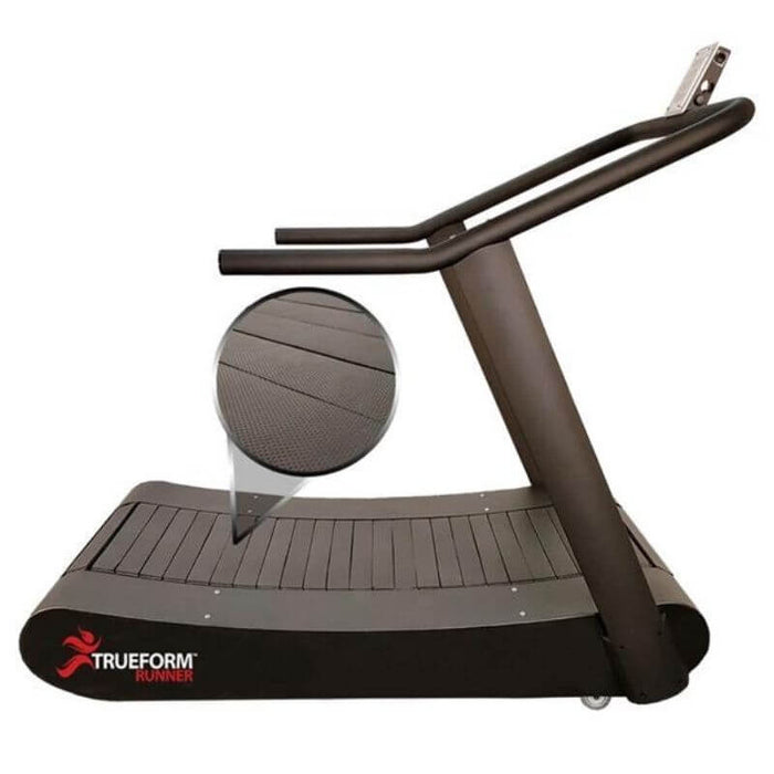 Trueform Runner Curved Manual Treadmill TFR-D Rogue Black with Naboso Running Surface