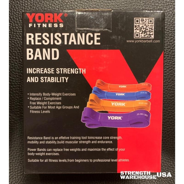 York Resistance Band Packaging