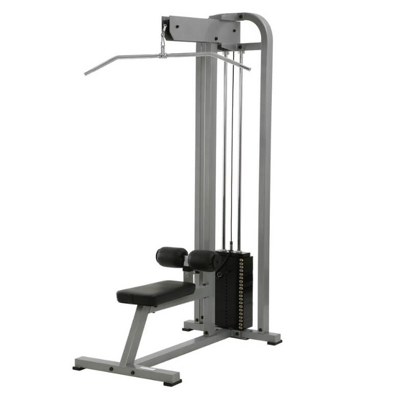 Lat Pulldown, Row and Back Machines